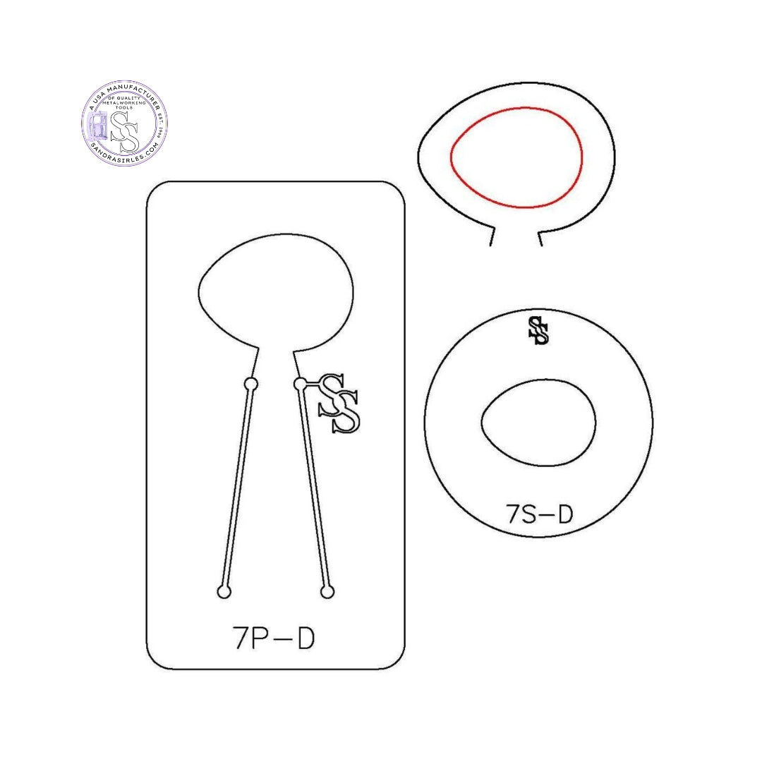 S&P DUOS: SILHOUETTE & PANCAKE DIE DUO: 7S-D, 7P-D EASTER EGG